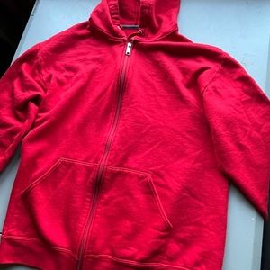 Athletic works zip up jacket color (red)